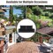 Costway 2-Person Patio Rattan Hanging Porch Swing Bench Chair Cushion Beige\Black\Red\Turquoise